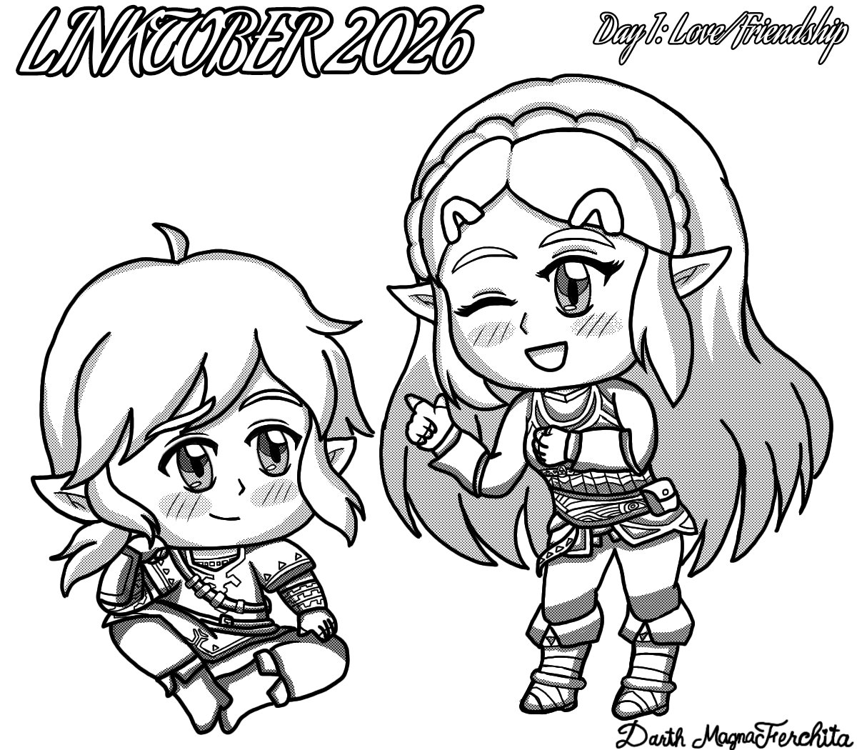 MagnaFerny205's tweet photo. Este año me propuse un reto para seguir practicando dibujos y decidí participar en el Linktober donde estaré mucho más activa en X/Twitter y más en Instagram (qué es donde viene el reto) 💜 #linktober #zelda #legendofzelda #loz https://t.co/SzD4hgVbuG
