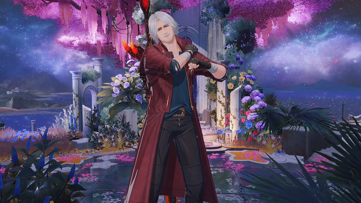 DMC_156's tweet photo. Dante looks so Beautiful in this background🌹  #Dante  #PGR https://t.co/JrF9jvYoiv