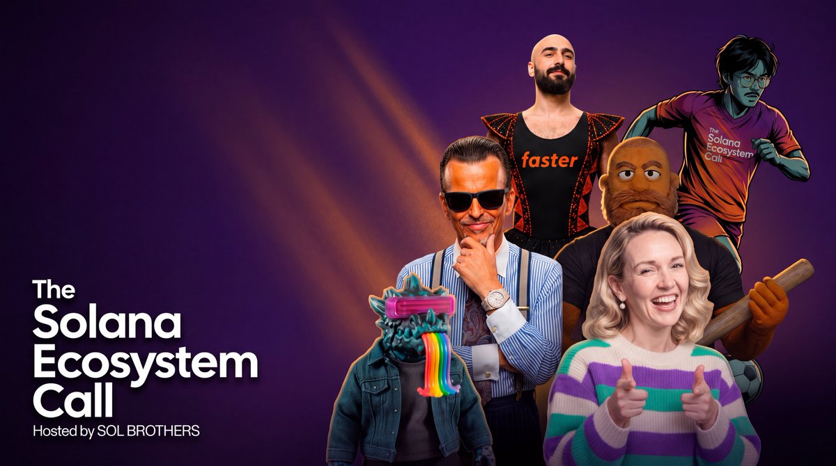 EcosystemCall's tweet photo. The Solana Community Awards are open!!

The question is not WHO should get best campaign of the year but WHICH of our campaigns was it 🤔 https://t.co/c8XOaKdycW
