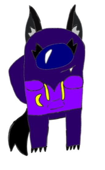 KayGGirrl's tweet photo. Have an updated version of Indigo 💜🐺🌙
#amongus #oc https://t.co/PkyxnSQXQX
