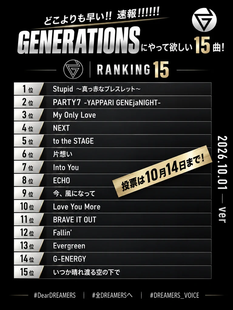 Replies by GENERATIONS (@generationsfext) / X