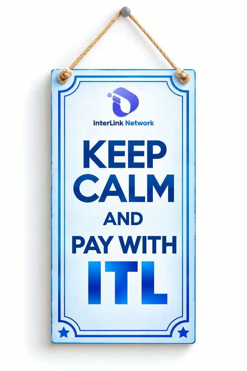 DAKSHAYAc3z's tweet photo. Keep calm and pay with $ITL.
InterLink Network is making digital payments simpler. 

#InterLink #ITL #ITLG #ITLX https://t.co/EdovqypXJ4