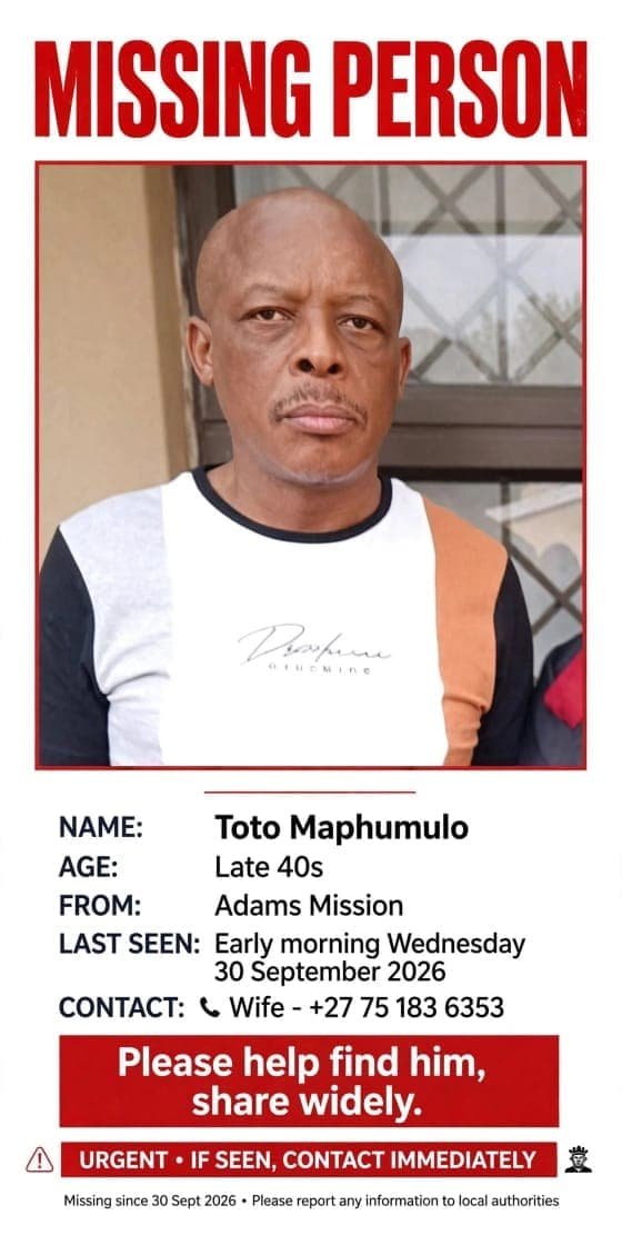MadoNtuli's tweet photo. Please help us find my brother 🙏🏾 https://t.co/gysW8pveIF