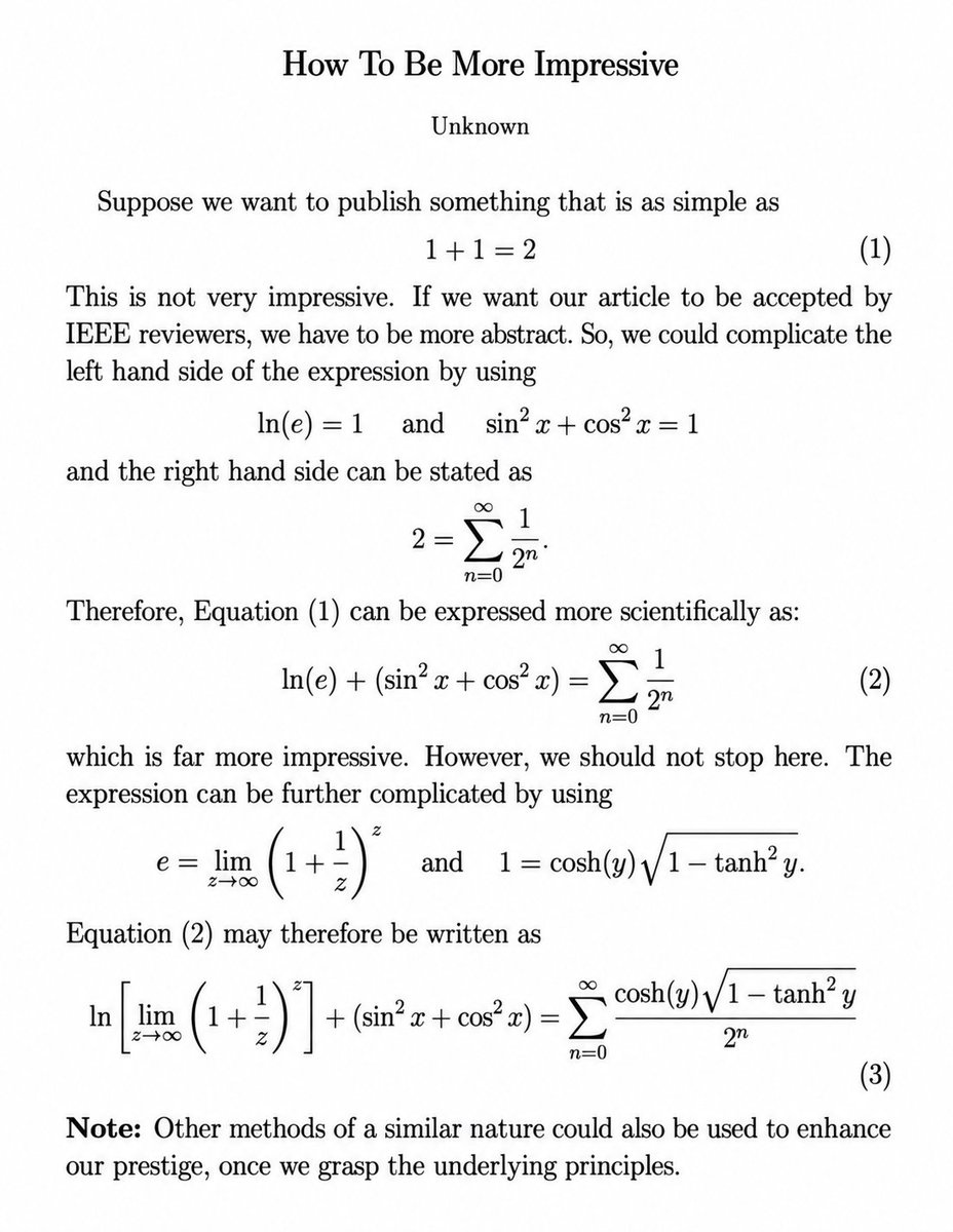 Math_files's tweet photo. A real professor makes a simple problem look complicated, just to impress the students.😄 https://t.co/PQEh0sRdyM