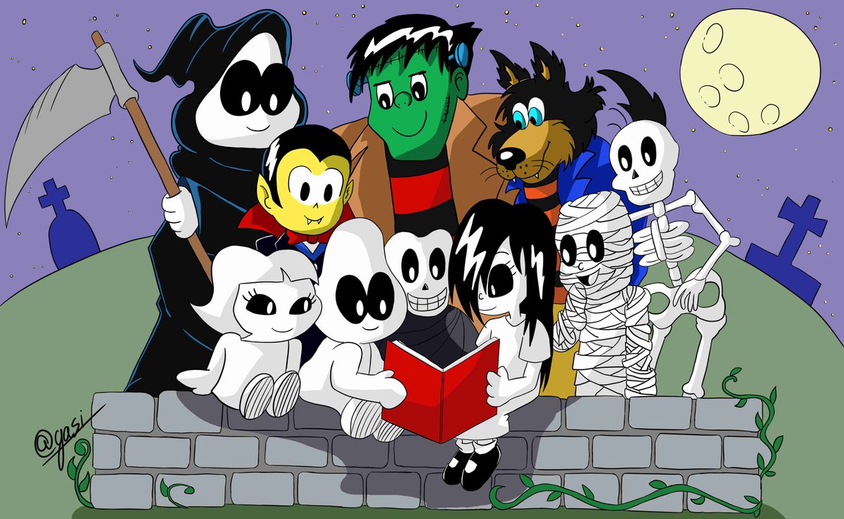 gasi_rosa's tweet photo. Um crossover da Erma com a Turma do Penadinho
#Erma #turmadopenadinho #fanart https://t.co/z2QP00qOQX