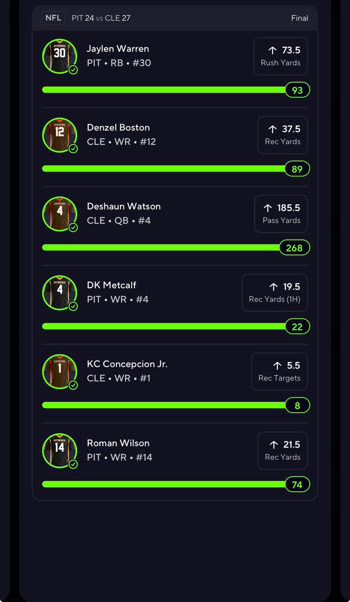 JagsBets's tweet photo. Busted PrizePicks up GOOOOOODDDDD

WNBA x MLB x NFL this weekend. We finna eat HUGE 

LFFFGGGGGGGG 🤑🤑🤑🤑 https://t.co/MHtwwld2ln