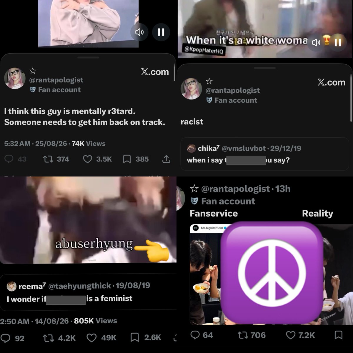 reportTHV_INDIA's tweet photo. Army’s need to stop interacting with this vile jikooker’s alt accs.She has repeatedly targeted🐯with serious allegations &amp; continues to target him. Both accounts have been on multiple report pages. Stop amplifying‼️

https://t.co/Hj5jnueqsR
https://t.co/oThHFiprzQ https://t.co/Ln0CgG3WqV