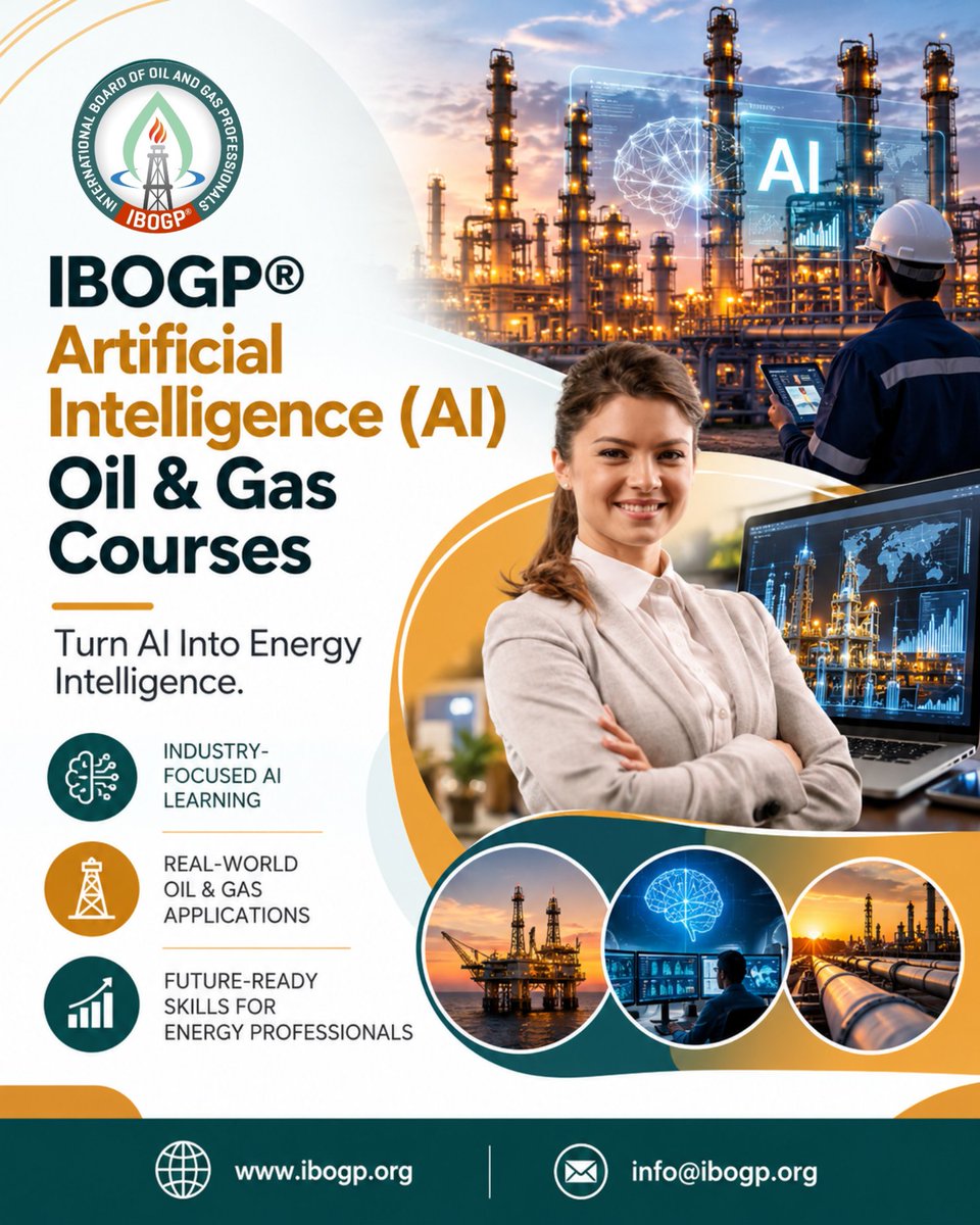 Ibogp_'s tweet photo. Oil &amp; gas generates massive amounts of data.
AI turns that data into intelligence that can support better . 

#artificialintelligence  #oilandgas #digitaltransformation #iot #esg #ibogp #aioilandgas

📩 CONTACT

📧 info@ibogp.org

🔗 AI Oil &amp; Gas URL:
https://t.co/v8FxhEyo70 https://t.co/xTanqDiYgS