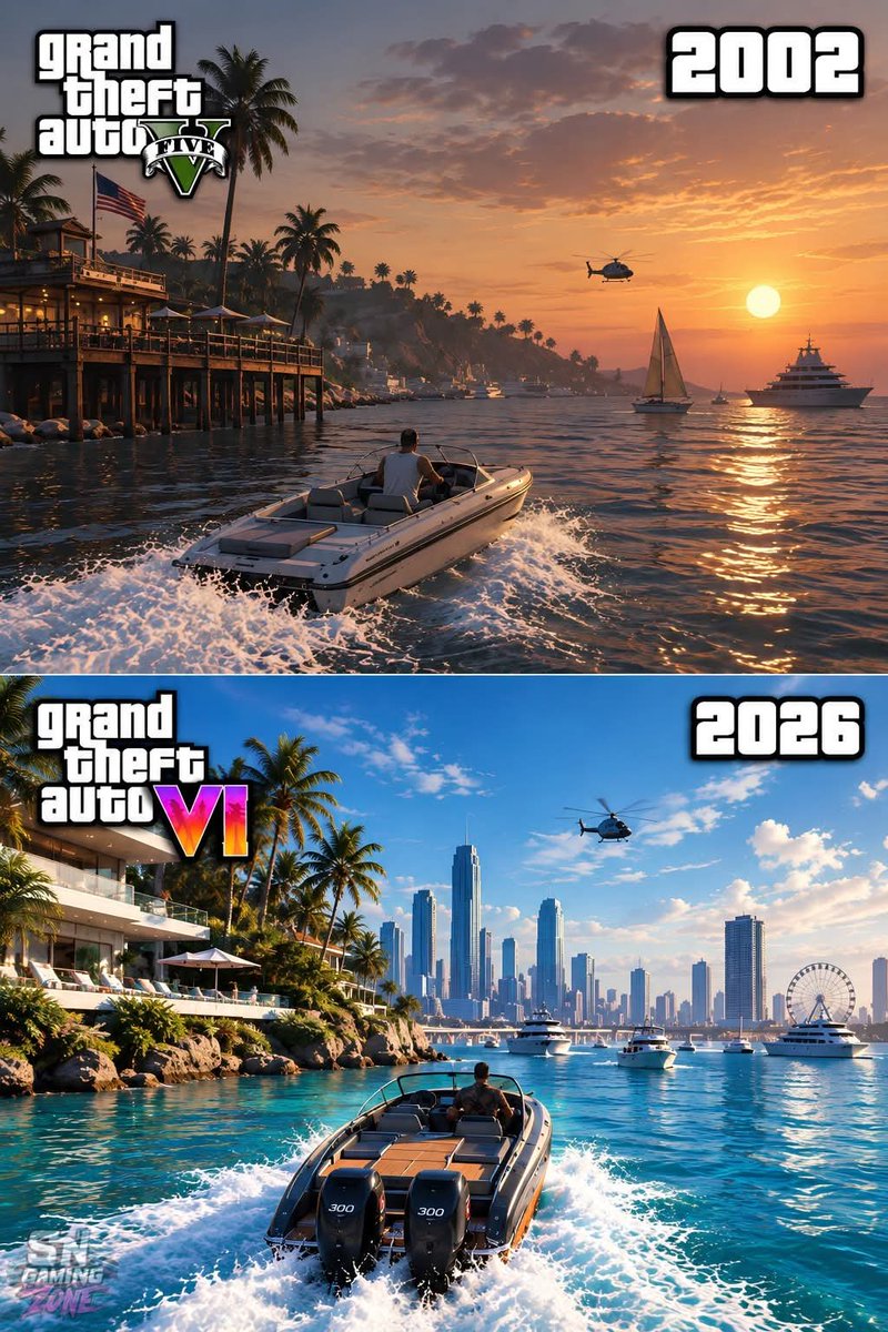 alpha_crafting's tweet photo. 24 years of cruising paradise 🚤🌴
2002 → 2026
Which coastline are you choosing? 👀 https://t.co/fEUqAXGkmQ