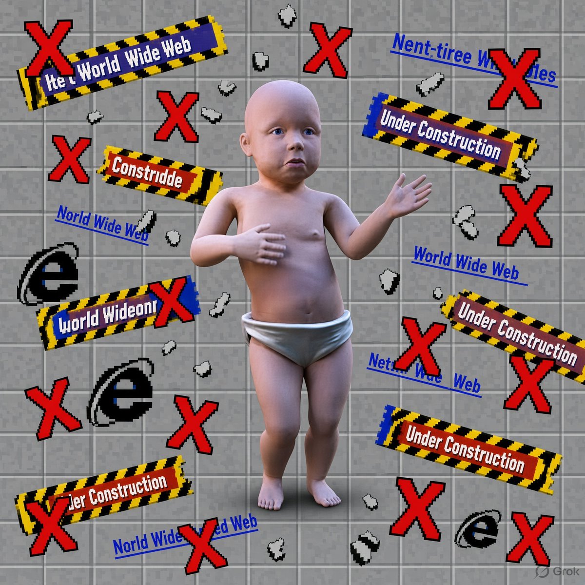 RichtoPoor_rh's tweet photo. the first ever world wide web meme was a Dancing baby That took over the Meme world at that time! Launching the World Wide baby on this Site! 

We should all be sending this memecoin! https://t.co/9OuhDTdRAv