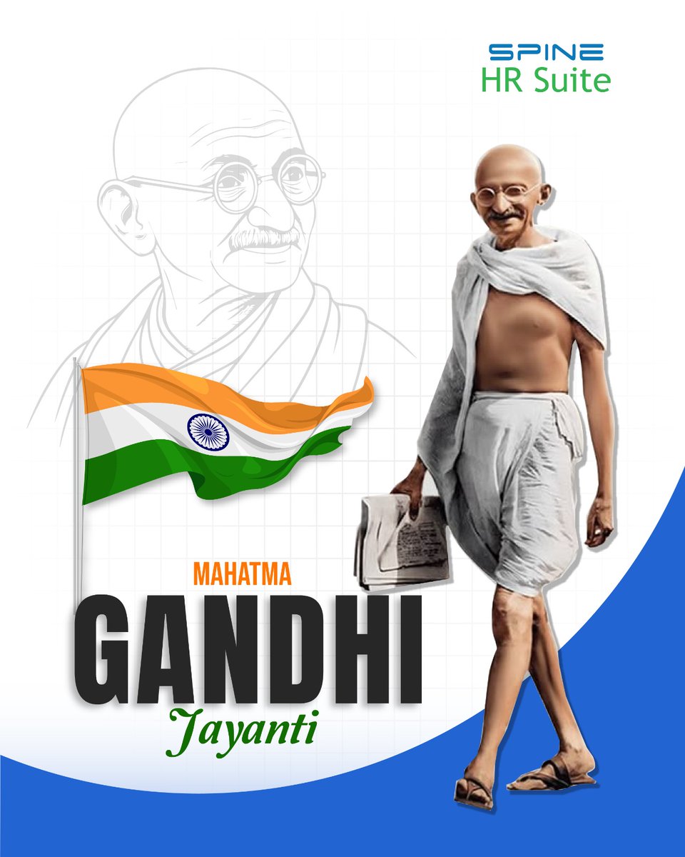 spinetechit's tweet photo. On Gandhi Jayanti, let’s remember the values of truth, peace, simplicity, and kindness. May we carry them into our everyday lives and inspire positive change through small, meaningful actions.

#GandhiJayanti #MahatmaGandhi #Peace #Truth #NonViolence https://t.co/bTg4Q5bQsb
