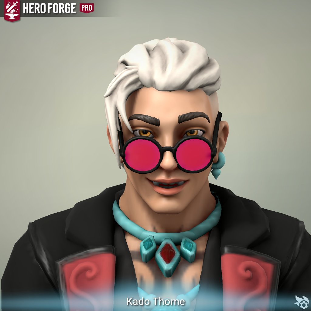 MichelleShaugh2's tweet photo. I just made Kado Thorne in hero forge! I think he turned out cool! #fortnite #fortnitemares #kadothorne https://t.co/PcYI7KIpTY