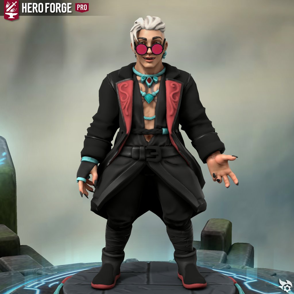 MichelleShaugh2's tweet photo. I just made Kado Thorne in hero forge! I think he turned out cool! #fortnite #fortnitemares #kadothorne https://t.co/PcYI7KIpTY