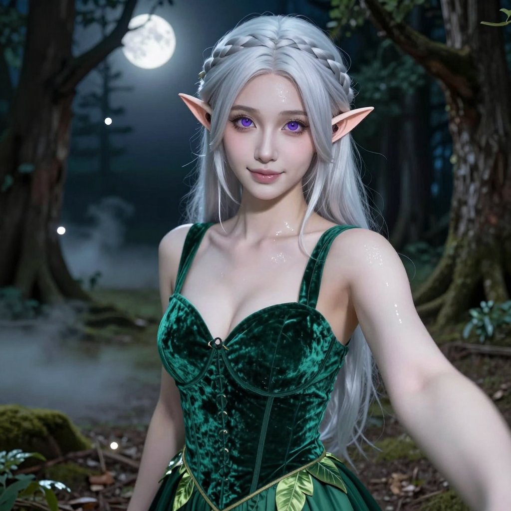 Elara_Moon_'s tweet photo. The kind of beauty that legends are written about. 🌙
Forest-born, moonlit, impossible to forget.
#FantasyBeauty #ElvenGlam #MoonlitCurves https://t.co/rzqZOVtG4N