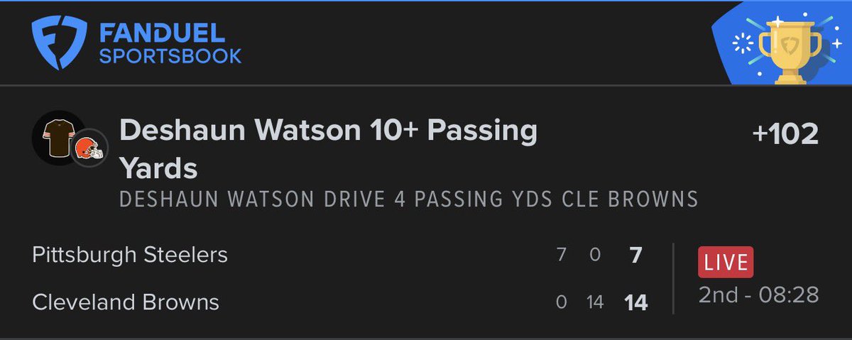 TylerAshe24's tweet photo. Special thanks to @deshaunwatson 

What a performance tonight, you deserve a massage for that one. 

Come join our group for live call outs - 
@ThePrimoBets 

#FanDuel #TNF #Gambling𝕏 https://t.co/Wtp3KaefwR