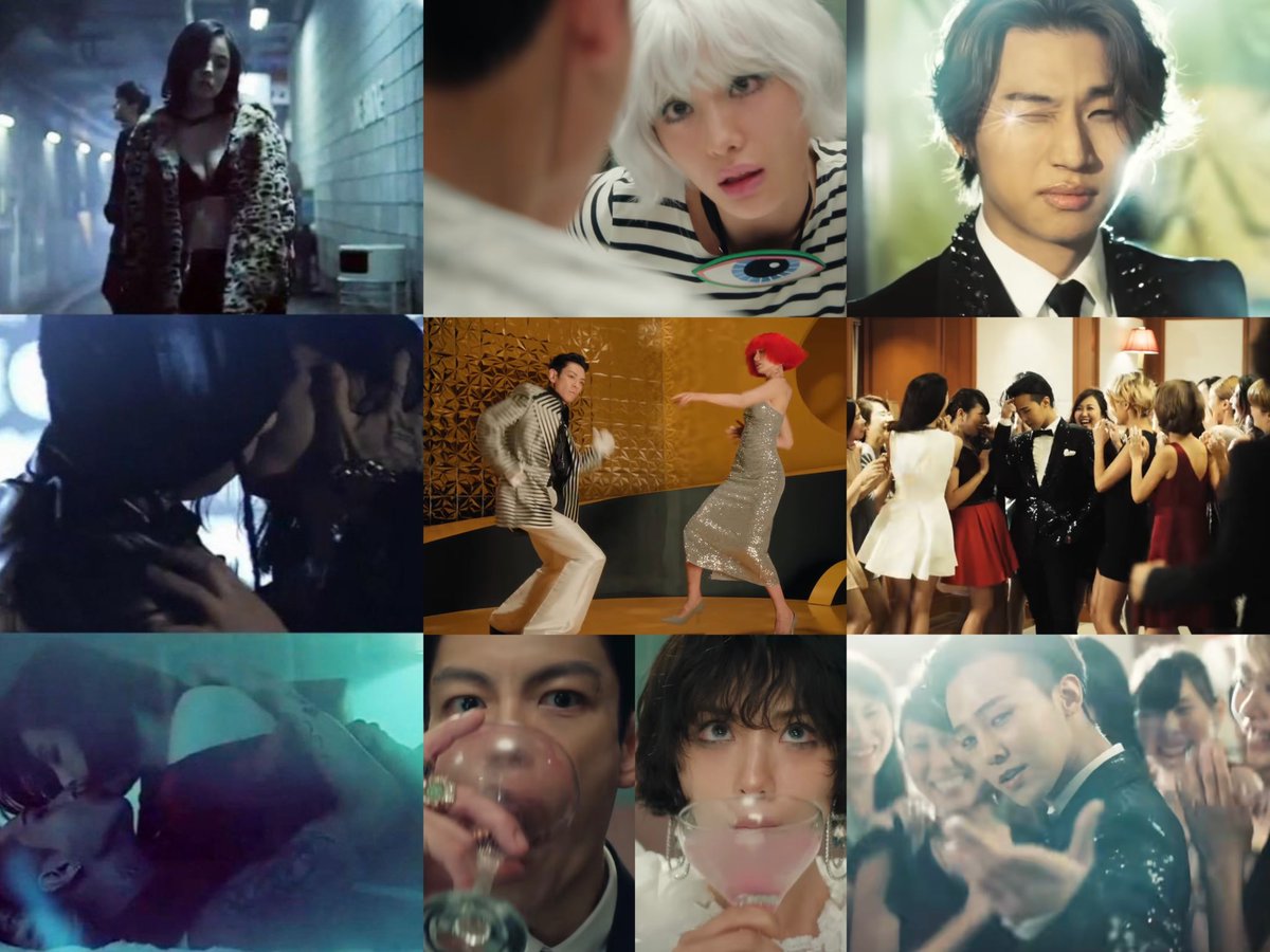 jiyongvamp's tweet photo. the pattern of BIGBANG’s partners being in their music videos 😍 https://t.co/AJQFhrI6VQ