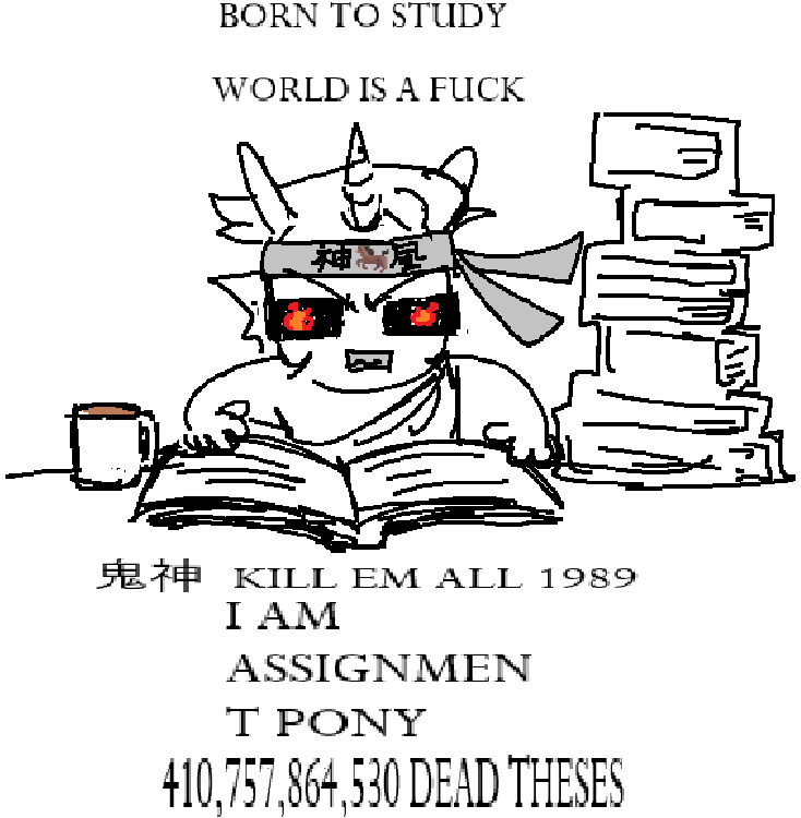 divined2depart's tweet photo. had an exam today so i drew this for good luck if i failed it im going to set this horse on fire https://t.co/exIQZevnlu