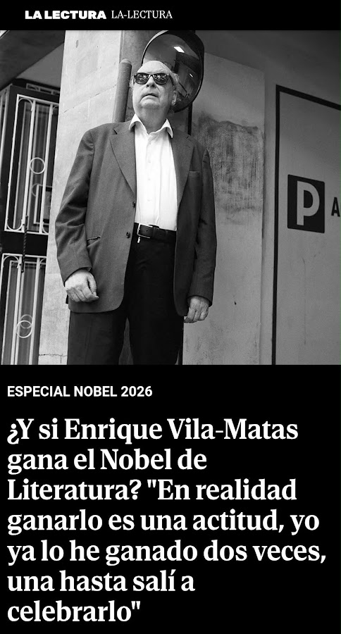 TomMir7's tweet photo. Suplemento La Lectura (El Mundo), viernes 2 de octubre 2026. https://t.co/QMRsjAimyI