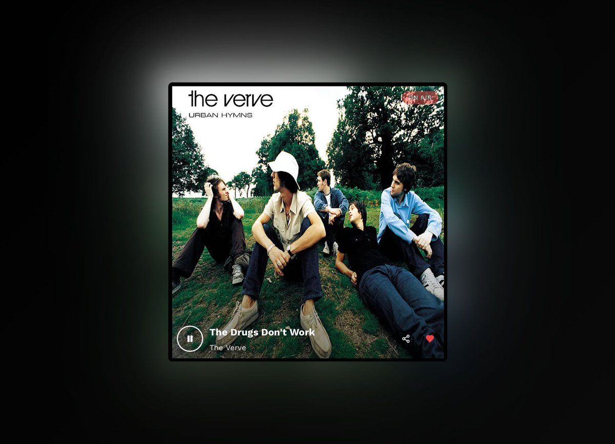 NewClearRadio's tweet photo. The Drugs Don't Work!
(C) The Verve https://t.co/I2RPXRDwYX