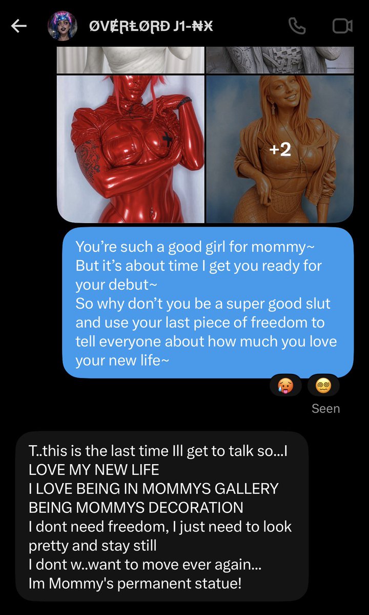 The_Collector31's tweet photo. It’s always fun seeing cuties break in desperation after denying their true feelings for so long~

@OverlordJinx is my newest addition and I know she’s loving how I took all of her crushes and made them mine

#wankbattle #wankchat https://t.co/L9IFfY80RF