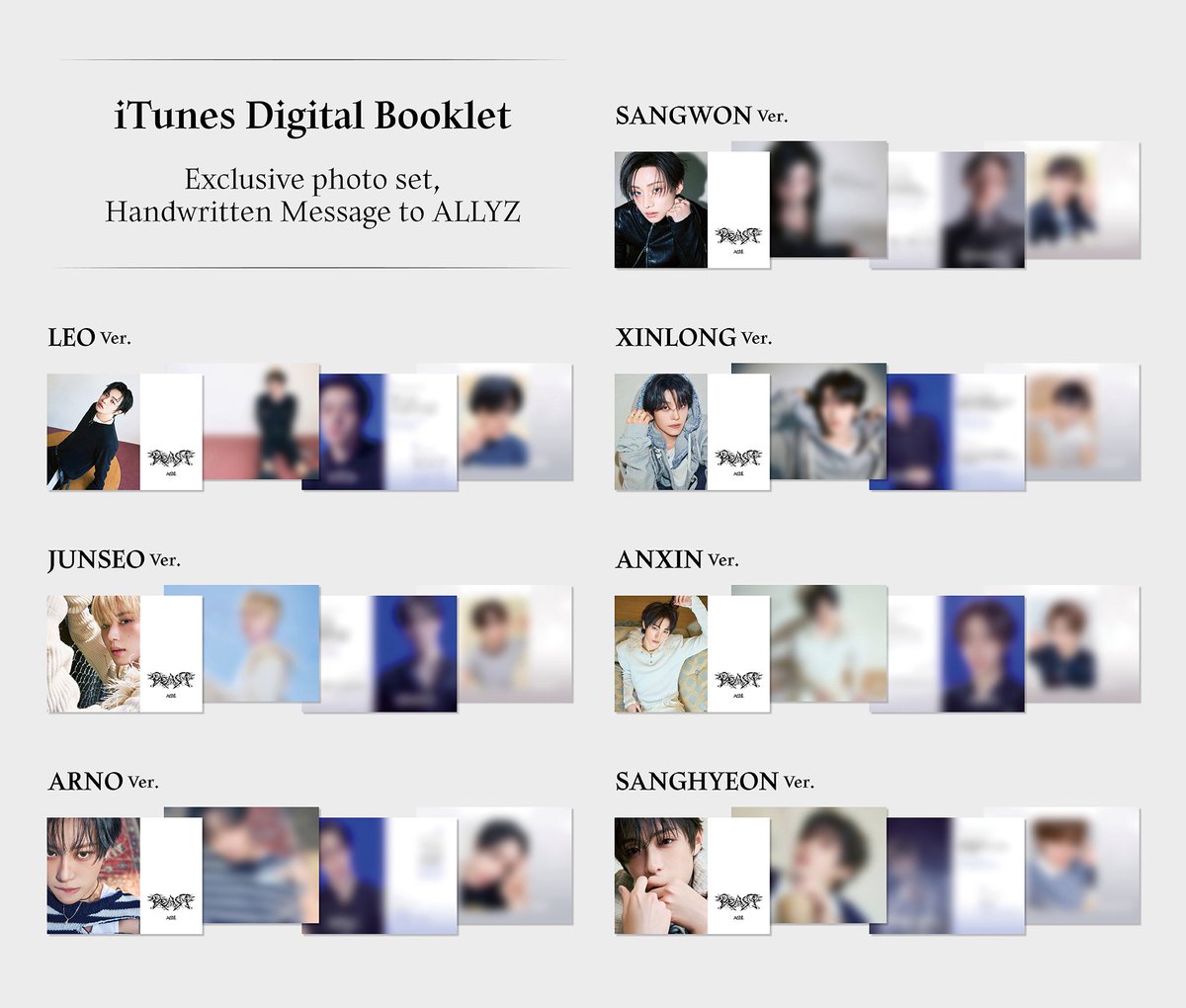 ALD1_official's tweet photo. <UNBREAKABLE : 少年BEAST (Member Ver.) iTunes Digital Booklet available now!
Exclusive photo set and Handwritten message are ready for you, ALLYZ ❤️
Check now and get yours!

🔗https://t.co/M2OKIWabL9

#ALPHADRIVEONE #ALD1 
#알파드라이브원 
#UNBREAKABLE_少年BEAST https://t.co/si3suvUFxa