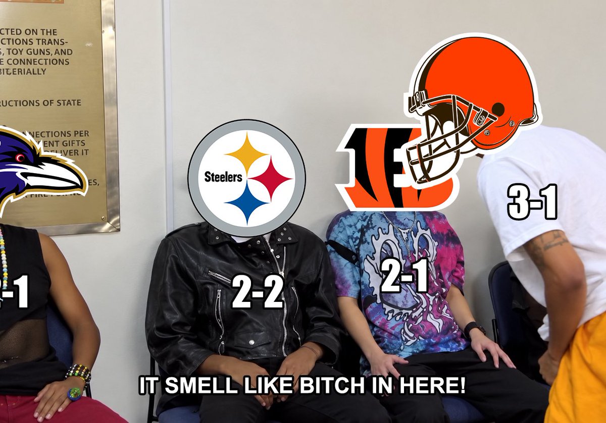 NFLMemes's tweet photo. The Browns sitting atop the AFC North… https://t.co/qXnJd5Lu7Q