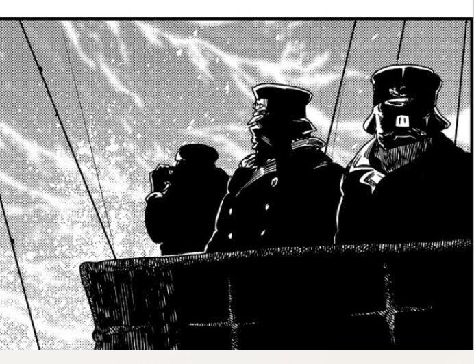 KulasanM's tweet photo. 【お知らせ】
オルクセン王国史最新第2２話「非情の海」

コミックノヴァにて更新されました！

よろしくお願いいたします！
＃オルクセン王国史
 https://t.co/e2AwNZGuTY https://t.co/m2DgcYQcbw