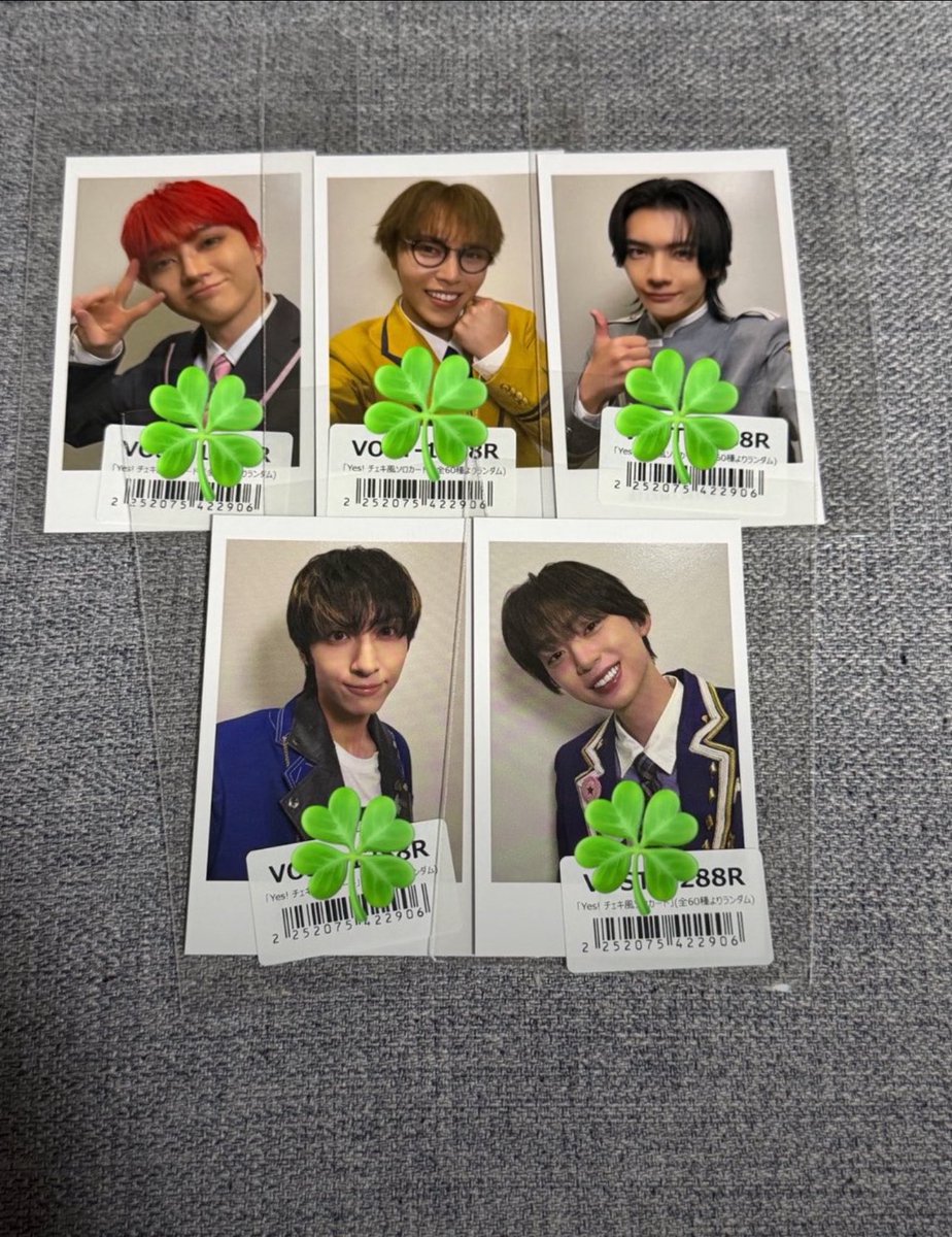 DM_KK_HH's tweet photo. EBiDAN エビダン Yes!東京 チェキ風ソロカード 交換 M!LK交換 エビダン交換

譲 ユーキ・KEVIN・武藤潤・古川毅・近藤駿太

求 山中柔太朗

郵送での交換希望です！
FF外からもお気軽にお声がけください！

🍀は転載防止です！

 #EBiDAN交換 #超特急 #BUDDiiS #げんじぶ  #スパドラ #Lienel #MILK https://t.co/ctBPSjI6KV