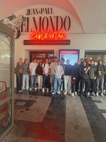 DonBoscoNice's tweet photo. Dans le cadre du Festival Cinéroman et dans le cadre de leur objet d'étude en Français, les élèves de Terminale Bac pro TEEE1 et TMCB ont visionné le film "De Gaulle 1 : L'âge de fer" au cinéma Belmondo. Le film a rencontré un franc succès auprès des élèves. https://t.co/45oZJsEo19