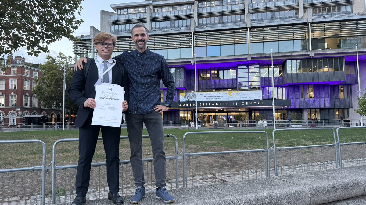 TorkitorYT's tweet photo. Yesterday was a very special day. Receiving @ESNRad Scientific Award was an incredible honour. Above all, this belongs to my mentor, @PonsEscoda. I hope this award and everything ahead helps me give back a small part of all he has done for me.

Seguimos trabajando https://t.co/vbufqAXf5n