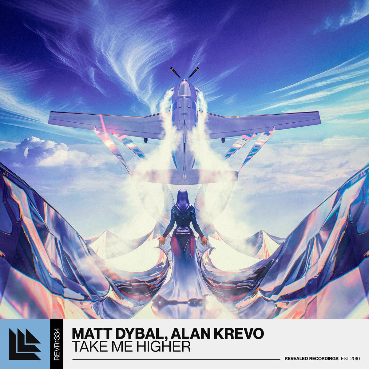 RevealedTracker's tweet photo. Title: Take Me Higher
Artists: Alan Krevo, Matt Dybal
Release date: 2026-10-16

Label: @RevealedRec
Catalog number: REVR1334B
Genre: Mainstage
Length: 3:28
BPM: 140

Listen preview: https://t.co/B7YwEyp4bl https://t.co/B0tTQ8gxWZ