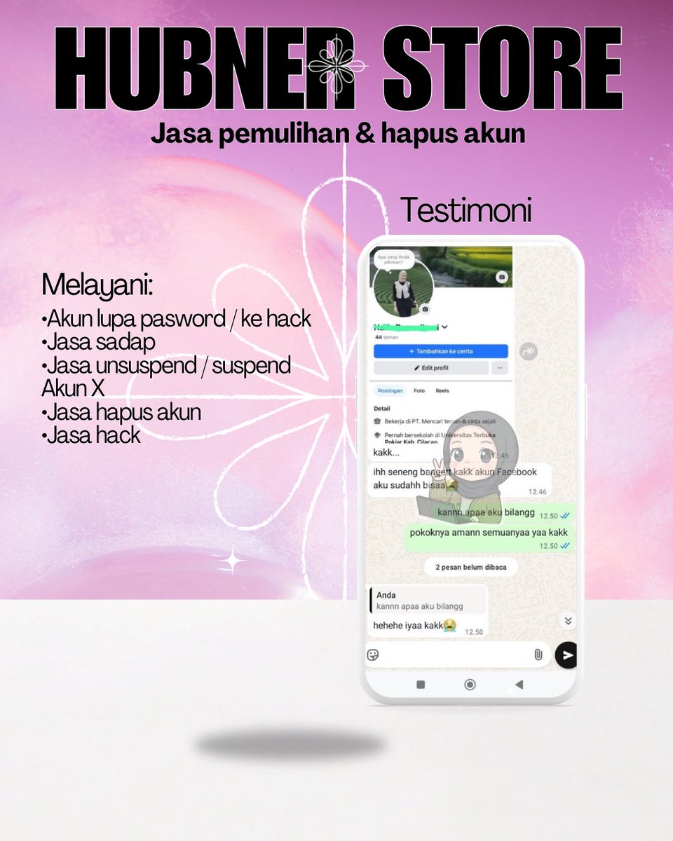 manrwx's tweet photo. selamat siang kembali open, jasa balikin / jasa pulihkan akun lupa password, jasa hack akun, jasa sadap wa, jasa lacak lokasi, jasa lacak hp hilang, jasa hapus akun,jasa pemulihan akun all sosmed❗️

Instagram, tiktok, facebook, email, line, twitter dll❗️

order melalui wa di bio https://t.co/ftSpmYmZK8