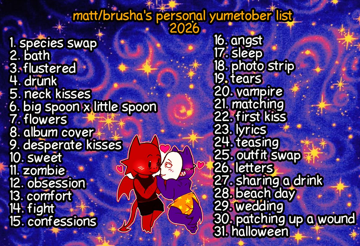 kedamonokisser's tweet photo. Yumetober day 1: species swap! I decided to make my own list which was a mix of two i had saved just to make things easy and fun for me personally
Kedamono looks so cute in this GAHHHH
#popeetheperformer #yumetwt #yumeship #selfship https://t.co/JhorWLD7Lt