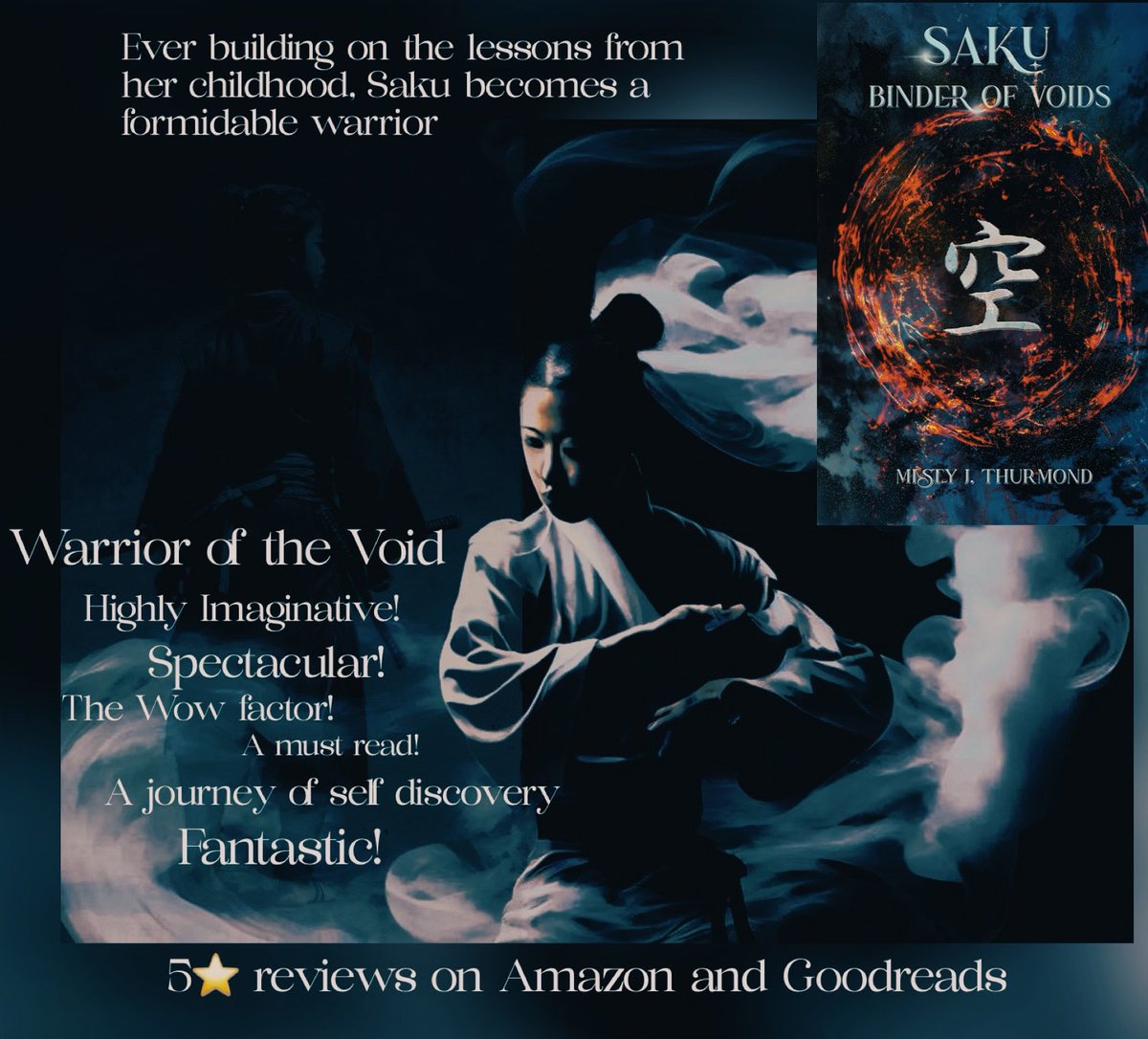 Raymond_Norman's tweet photo. '5⭐️... a captivating story that is well written and filled with plenty of suspense, action and fleshed out narrative (by @AuthorThurmond).'
GR: https://t.co/jegY7zK16M
A: https://t.co/QI9rwVaPS6
#martialarts #thriller #metaphysical #samurai #fiction #books #bookX #booklovers https://t.co/QUooaJKnan