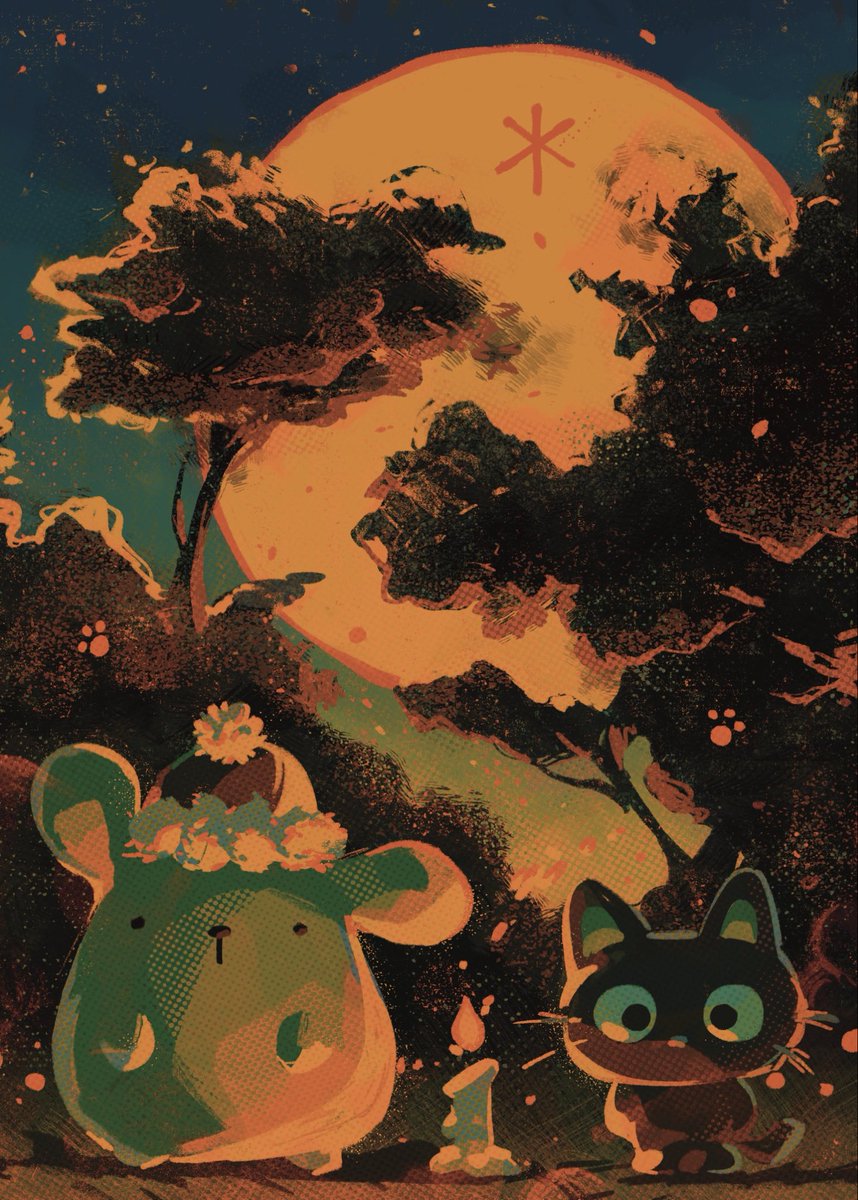 ausclaw's tweet photo. october falls upon us 🎃
#pompompurin #chococat https://t.co/GW9QMGIc4y
