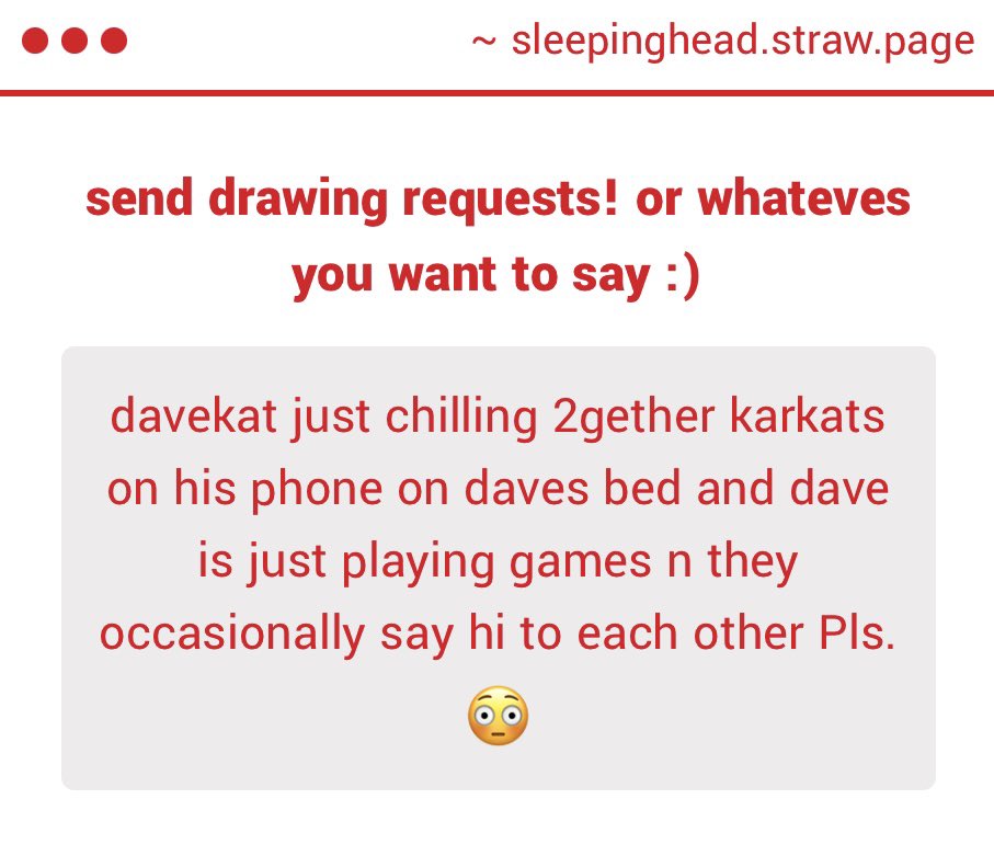 sleepingheadzzz's tweet photo. Chillaxing #davekat https://t.co/c8QuF4Lltr