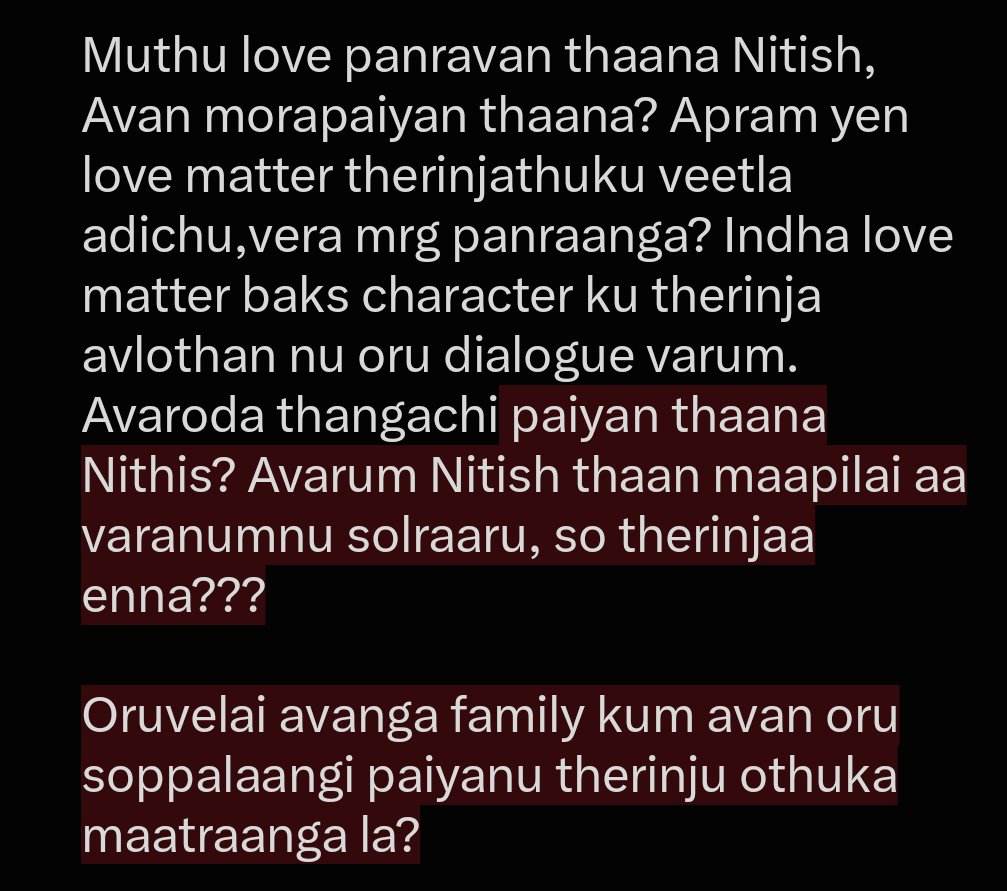 Nivaagrin's tweet photo. Someone needs to explain this from Modha rathiri movie. Try to tag that director avar ta ya kepom https://t.co/f0FwcOUPGO