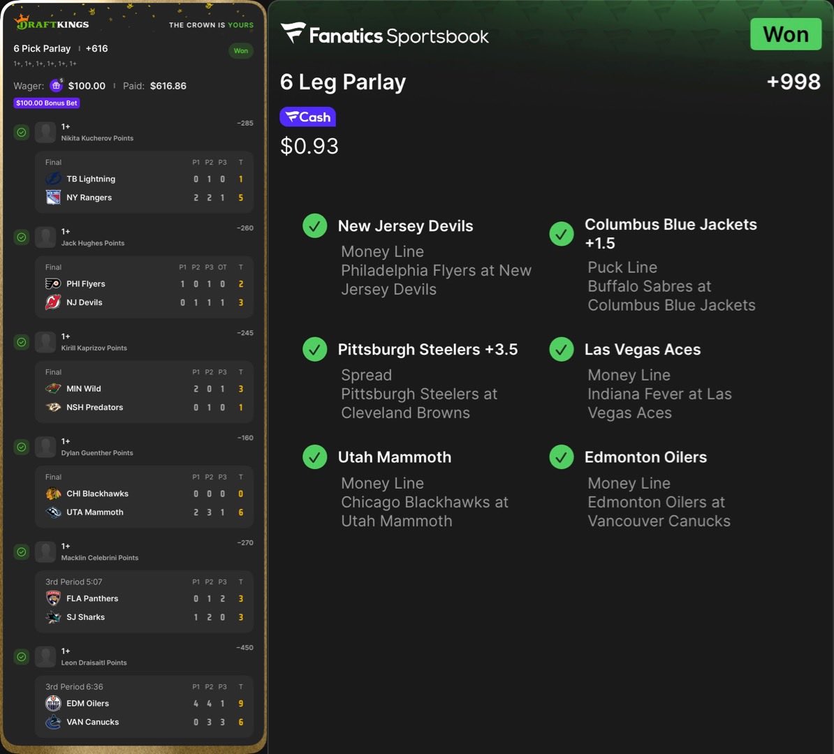 BrookieJ07's tweet photo. CASH 3 more slips‼️✅🤑🏆💰🎉🥳 Macklin got screwed over tonight 😭 but we cashed multiple slips tonight. I’ll have a 5 leg for yall tomorrow ❤️ 

DubClub 30% off below ⬇️ 
🔗: https://t.co/NMx1ggeZ9J https://t.co/6ukru2i0tM