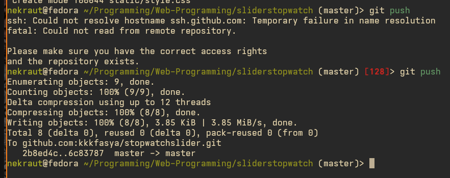 fasyalearns's tweet photo. github is acting weird https://t.co/eabRnMhytV