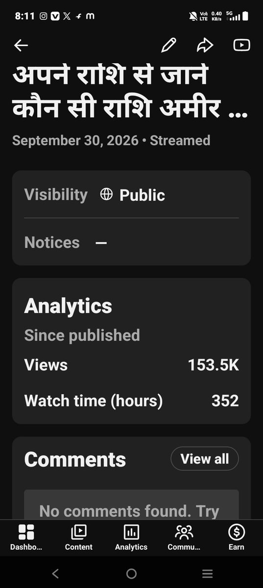 bhavnasingo175's tweet photo. @TeamYouTube Hi @TeamYouTube, all my streams are public, original (my face/voice), with no copyright issues. Screenshots were sent earlier. It's been 3+ days and watch time is still missing in Earn tab. Please check &amp; update my watch hours. Thanks! https://t.co/t3YA7UzFD7