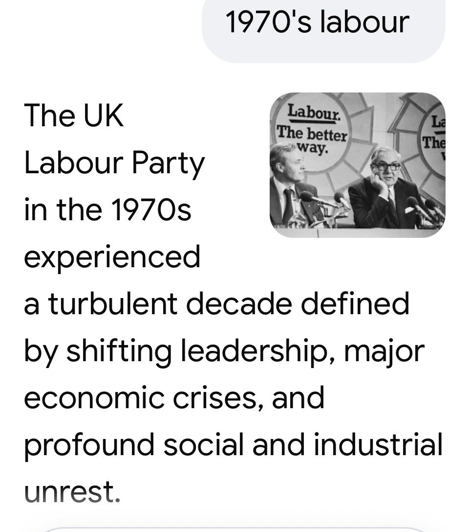 SmudgerTSmith's tweet photo. @UKLabour Back to the 70’s and an IMF bailout looming https://t.co/zOhmTWbrQB