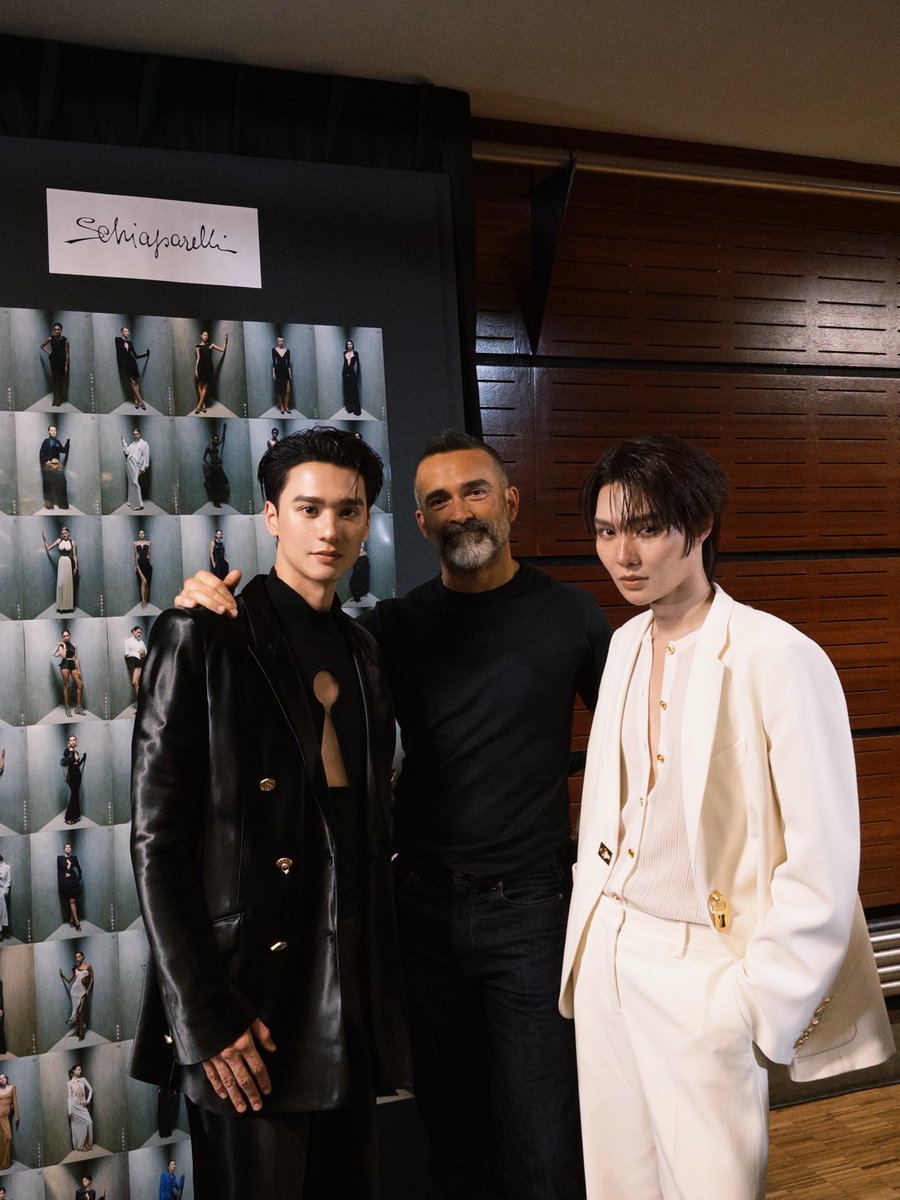 harit_keng's tweet photo. A night in Schiaparelli. @Schiaparelli @danielrosebery 

KENG NAMPING IN PARIS FW27
#SchiaparellixKENGNAMPING
#Schiaparelli 
#KengHarit #nampingster https://t.co/zRnJfrUdRf