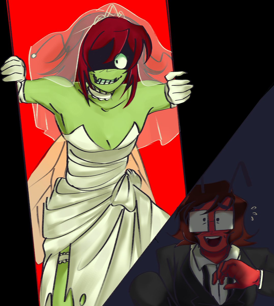 duevolt3__'s tweet photo. YOUR LOCAL BRIDE WANTS TO EAT HIS BOYFRIEND SEND TWEET #manton #funhouse https://t.co/DuaYW2tK6V