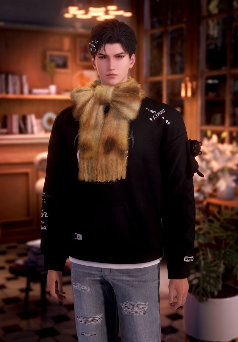 zayviearchive's tweet photo. Someone is liking this hairstyle a little too much (and that stupid scarf 🥀) https://t.co/EEktLRLfrB