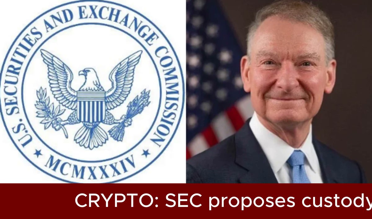 StarLiveio's tweet photo. ⚡️ StarNews | Regulation · Markets

Crypto custody is moving from a regulatory bottleneck toward a compliant path. 

The SEC has proposed rules allowing advisers and regulated funds to use state trust companies for crypto custody and, under limited conditions, custody assets themselves. The bigger shift isn’t just custody. It’s removing one of the infrastructure barriers between professional capital and crypto markets.