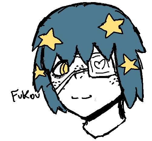 AmanitaJT's tweet photo. ok they have a name now. hello fukou my genderless creature https://t.co/SaycoTBXyc
