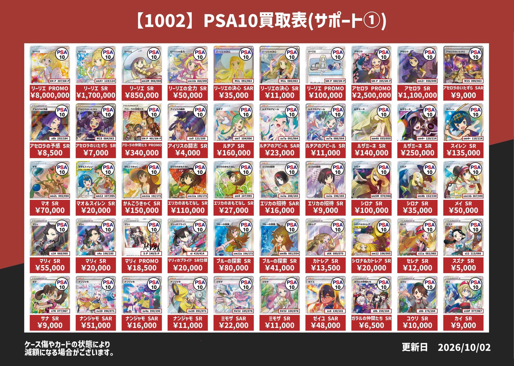 ヒキツヨトレカ弘前店 в X: „10/2 (金) 営業時間 15:00 ~ 21:00 買取
