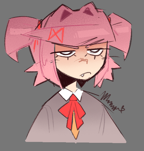 mochocofrappe's tweet photo. natsuki doodle because im boreddddddddd https://t.co/MLSoCAv4IK