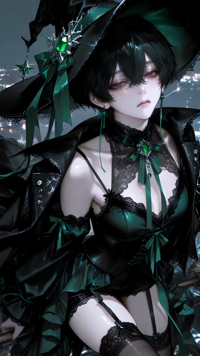 knisaraaaada's tweet photo. プロンプト配布（？）

個人的に魔女衣装気に入ったからみんなにも共有🎶
帽子の後ろにレースが付き…ます！（多分）

みんなの魔女も見たいのでぜひ引用とかしていただけたらうれぴ🧹🧙‍♀️ https://t.co/iUVHbG3VyS