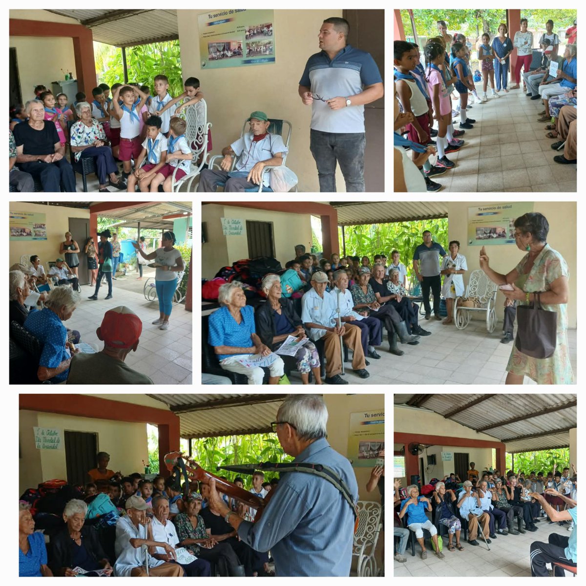 Dgsminas26's tweet photo. En el Día Internacional de los Adultos Mayores en la Casa de los Abuelos “Volver a Vivir” en #Minas una jornada matizada por un encuentro generacional en un verdadero abrazo de cariño, respeto y reconocimiento.
#CubaPorLaVida #SaludMinas https://t.co/Ts4p0RpIM6